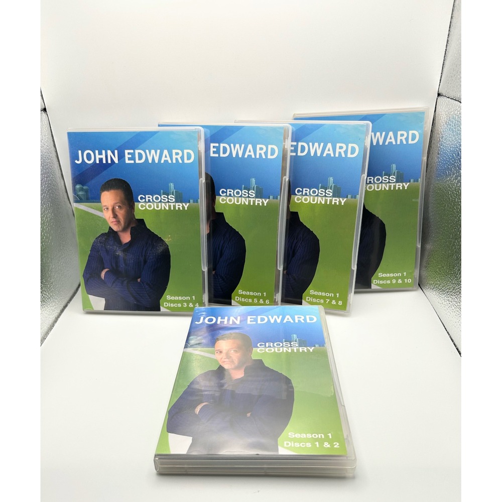 John Edward Cross Country Season 1 DVD 10-Disc WE tv 15 Episodes Bonus Footage